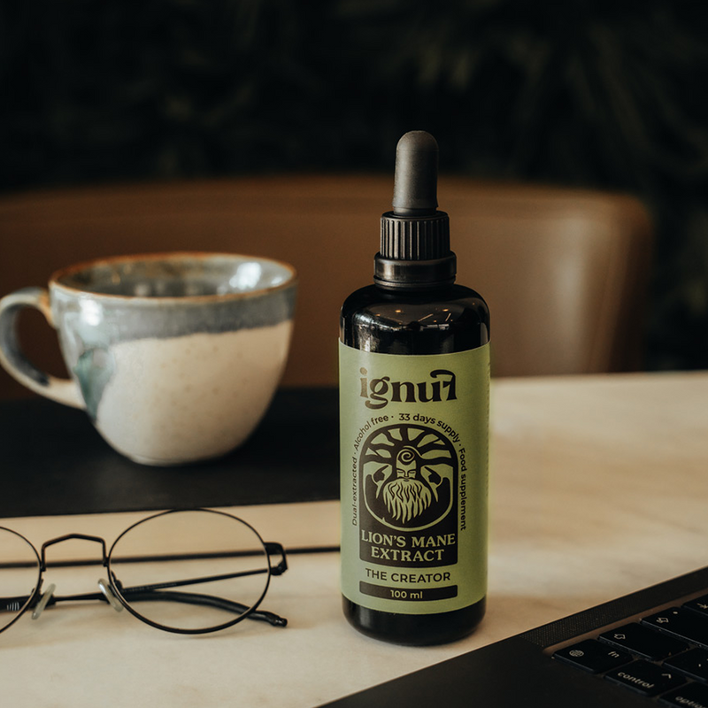 Lion's Mane Extract product bottle